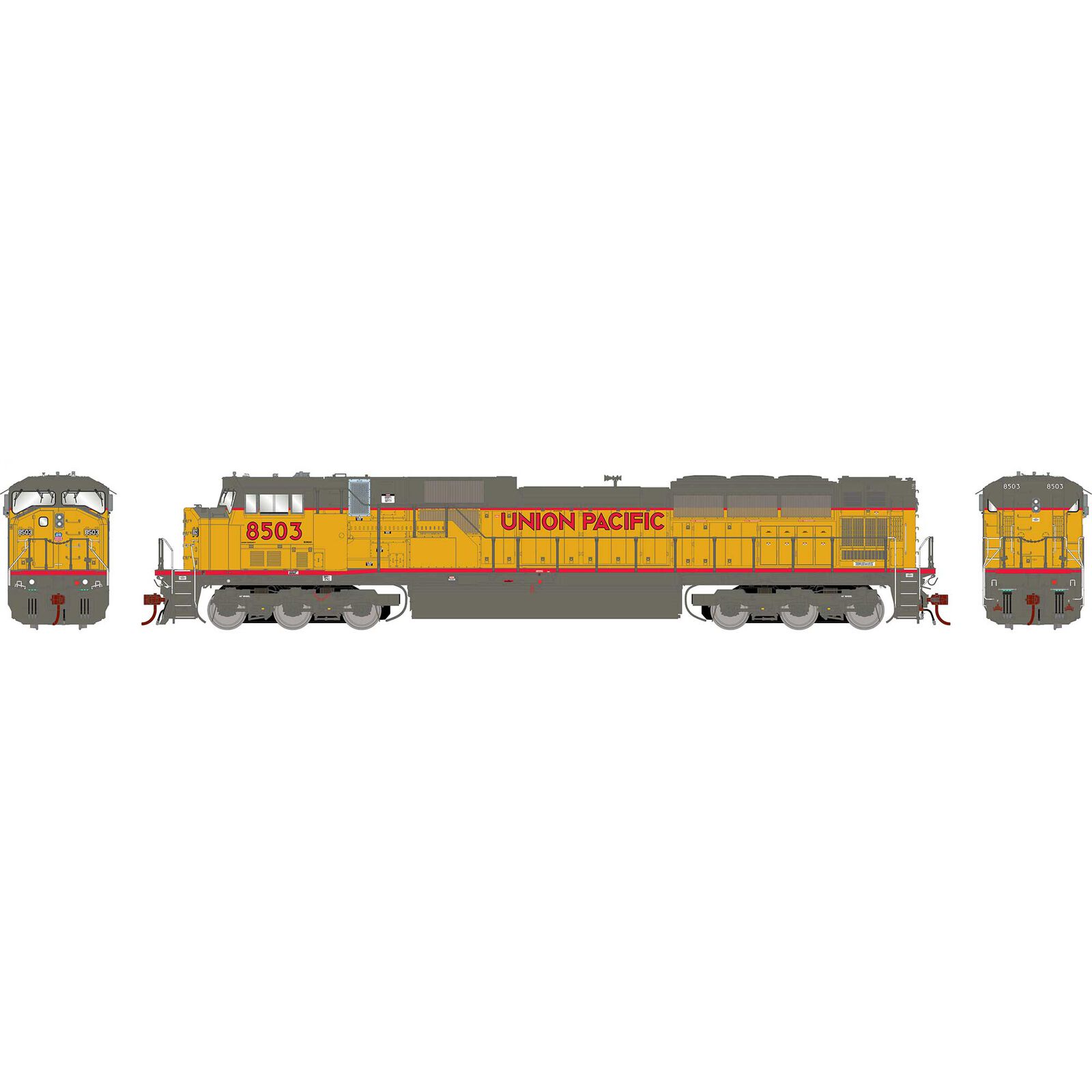 Union Pacific SD90MAC #8503 With Tsunami2
