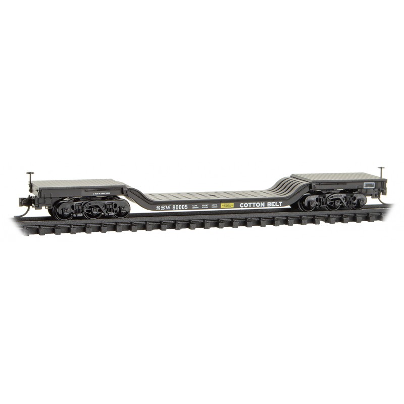 Cotton Belt Heavyweight Depressed-Center Flat Car #80005