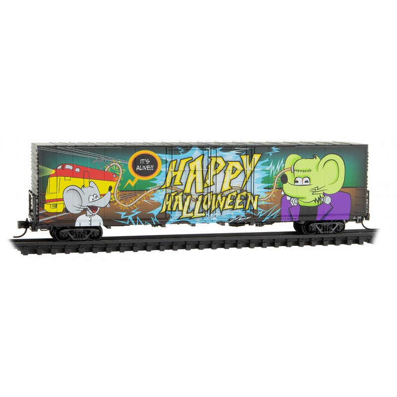 Micro-Mouse Frankenstein 60' Box Car #2023