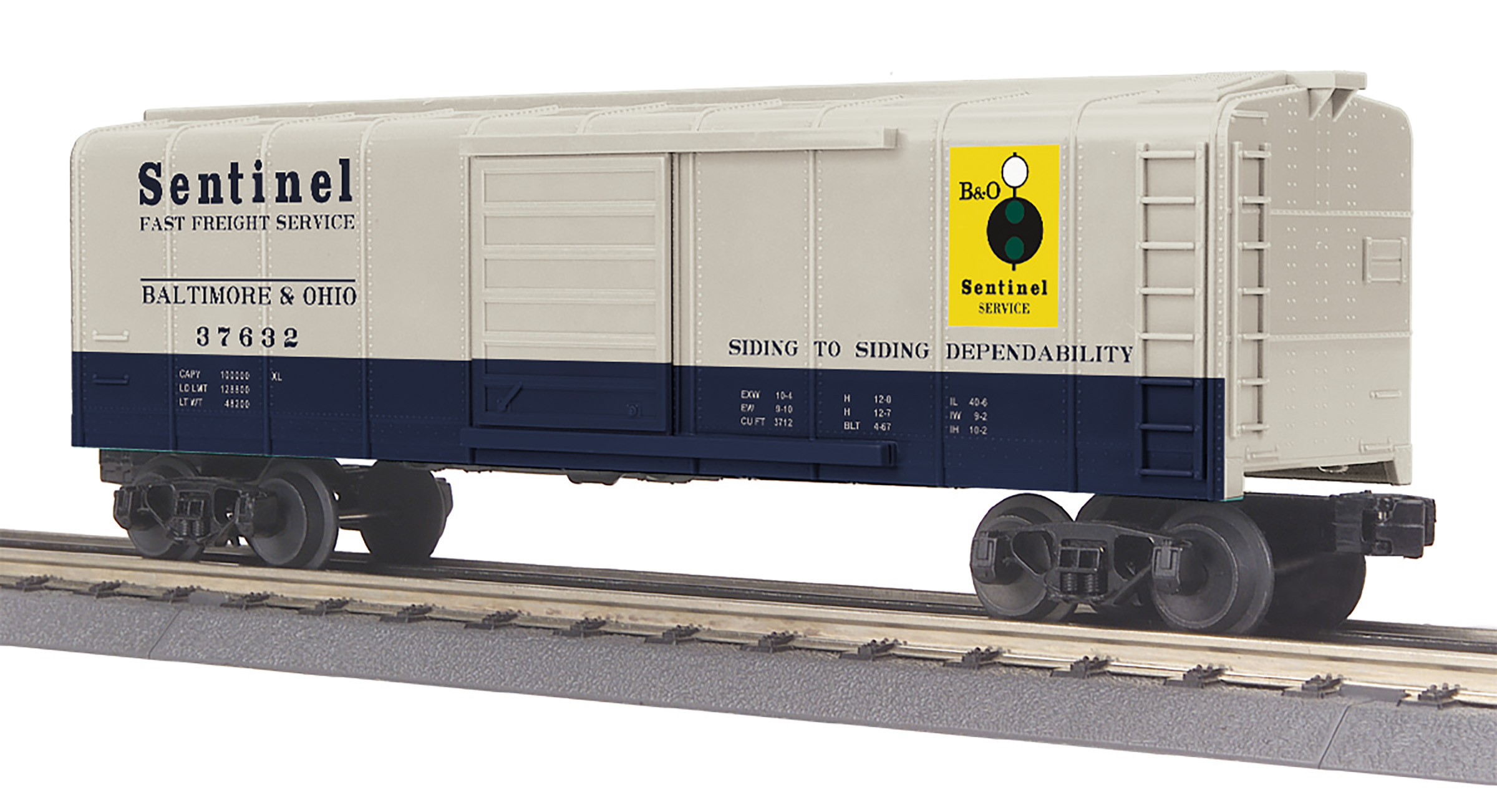 Baltimore & Ohio rounded roof boxcar #37632