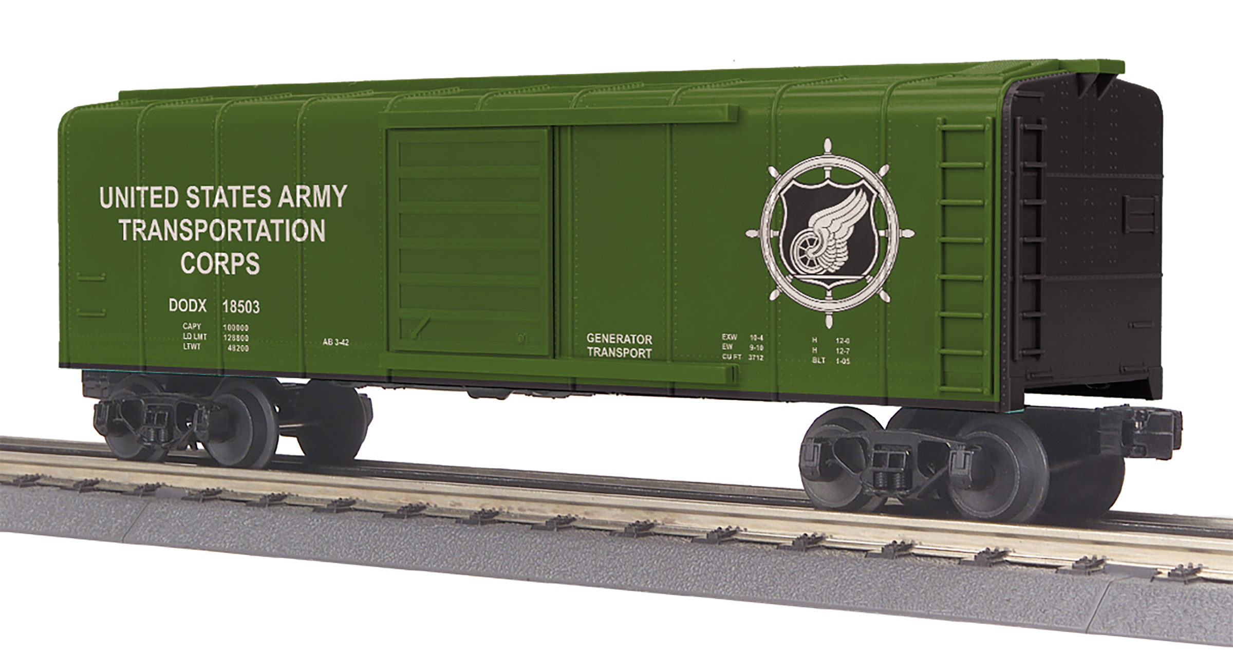 U.S. Army rounded roof boxcar #18503
