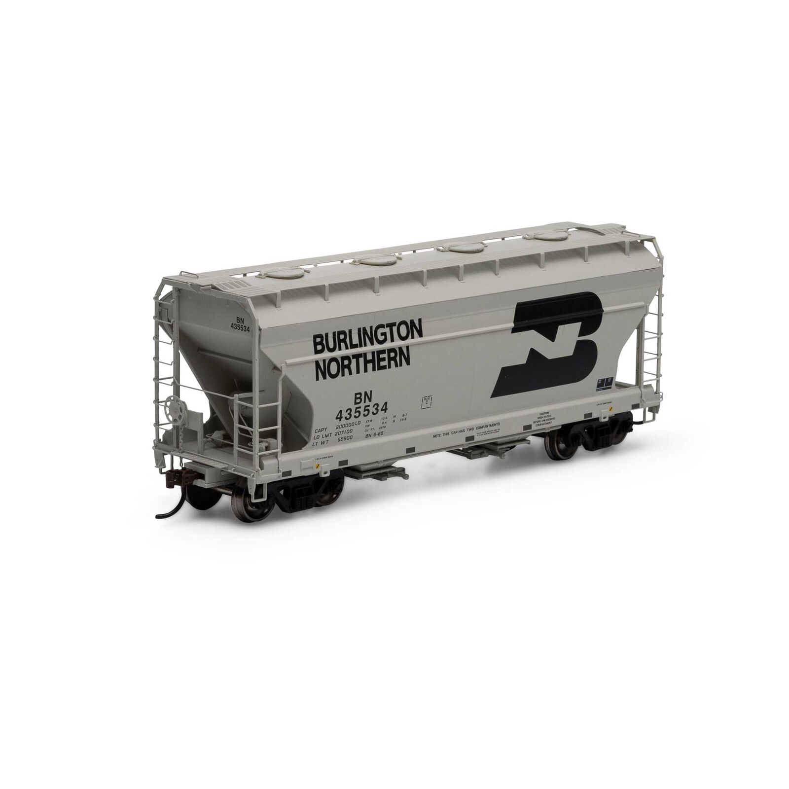 Burlington Northern ACF 2970 2-Bay Hopper #435534