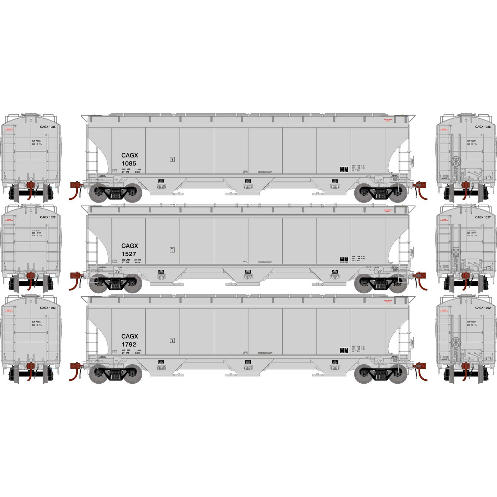 ConAgra Trinity Covered Hopper 3-Pack #2