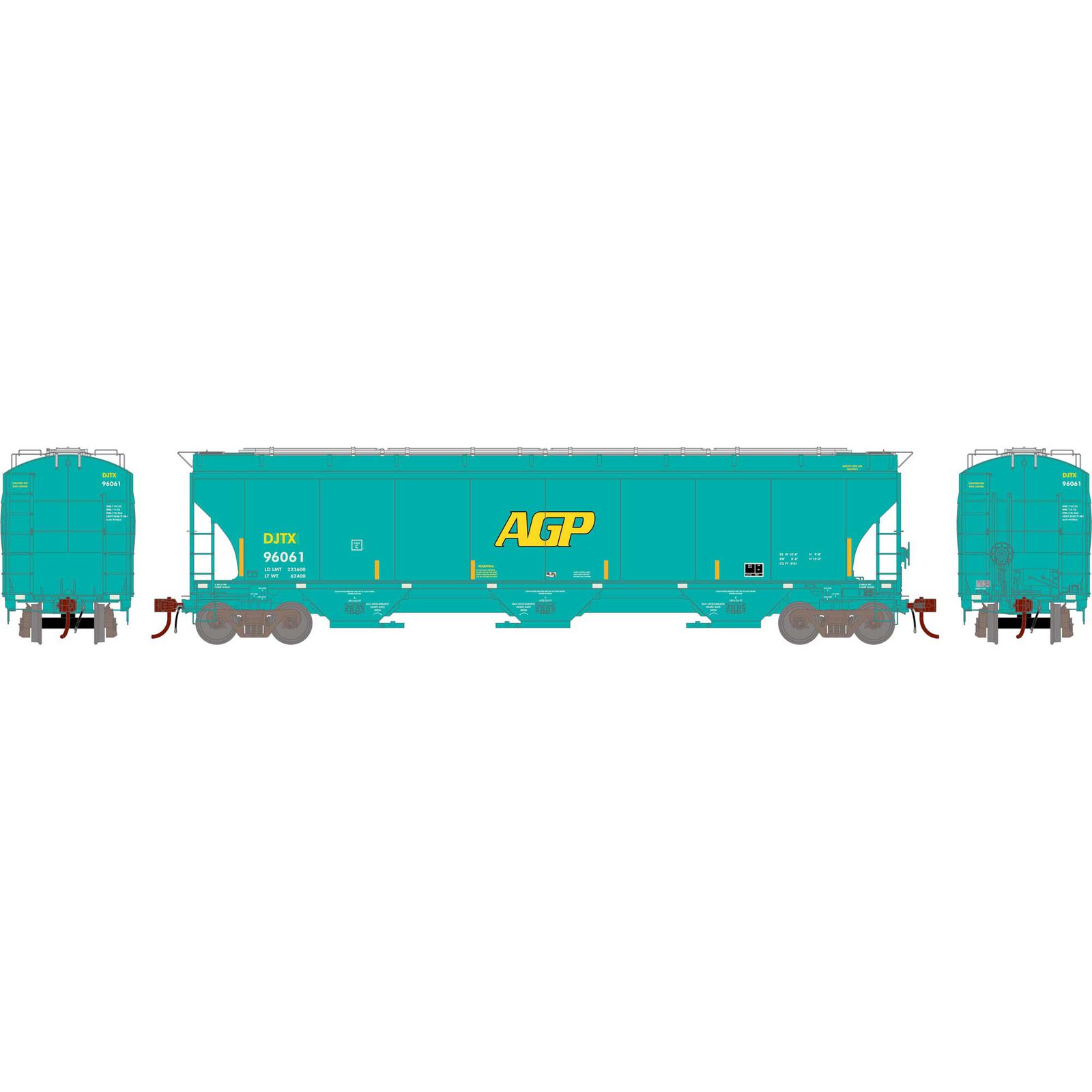 Joseph Transportation Incorporated Trinity Covered Hopper #96061