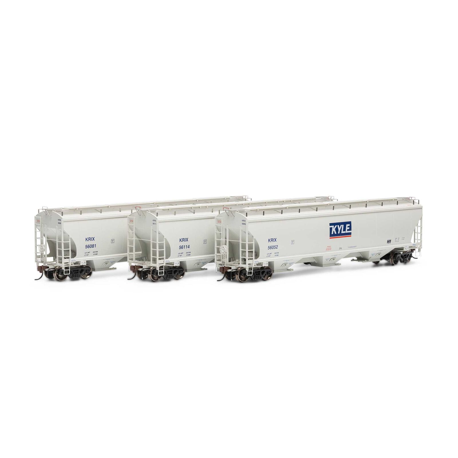Kyle Railways Trinity Covered Hopper 3-Pack #1