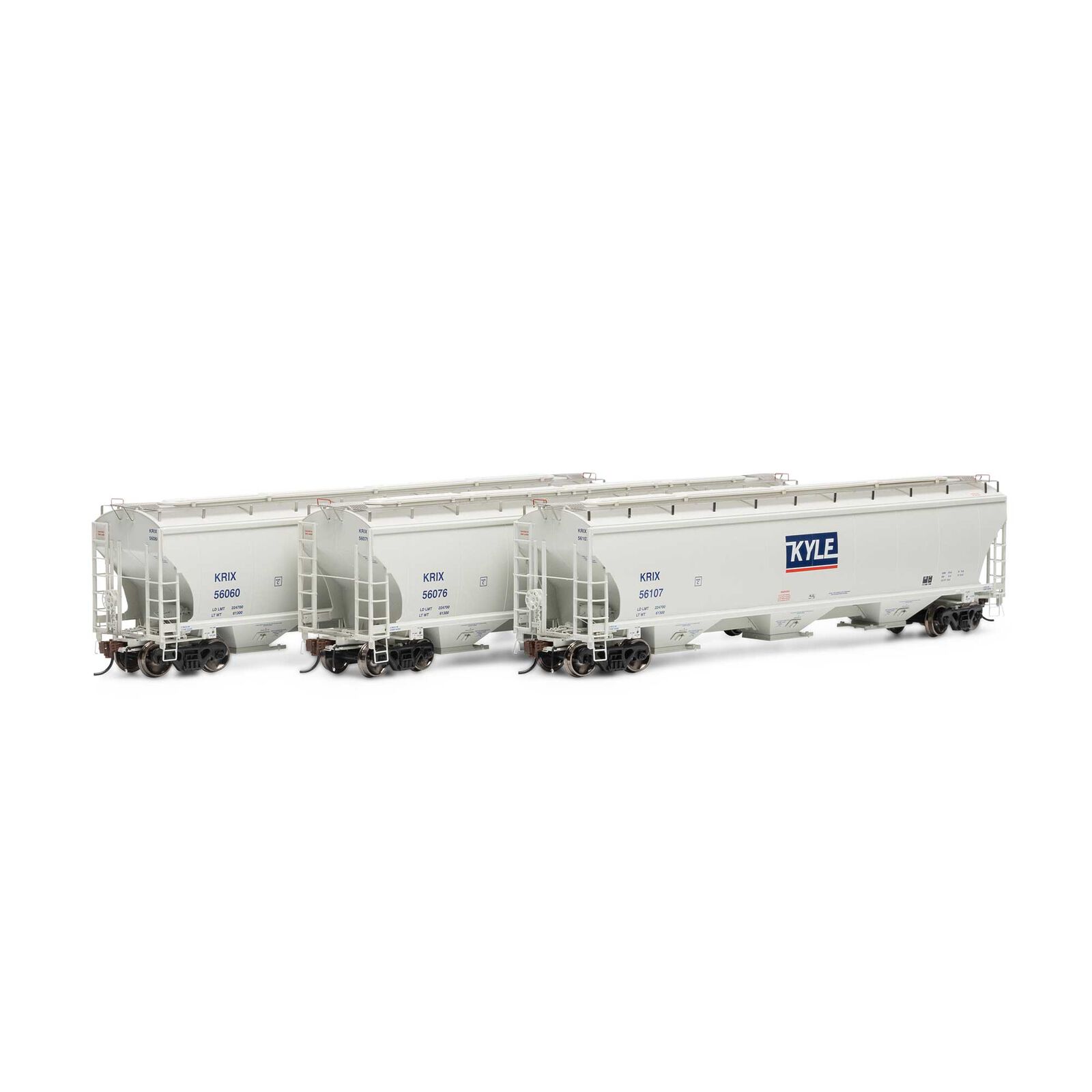 Kyle Railways Trinity Covered Hopper 3-Pack #2