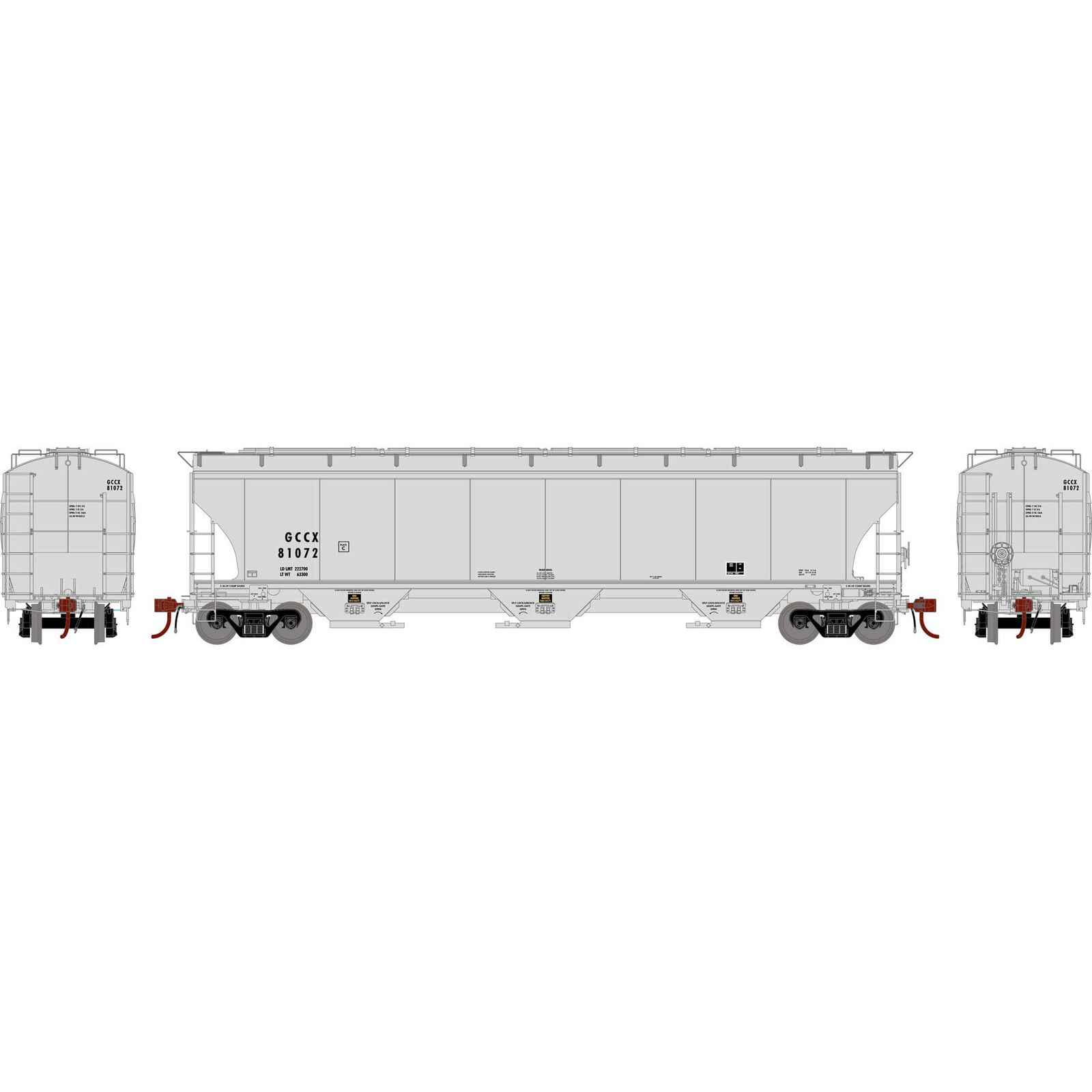 General American Marks Company Trinity Covered Hopper #81072