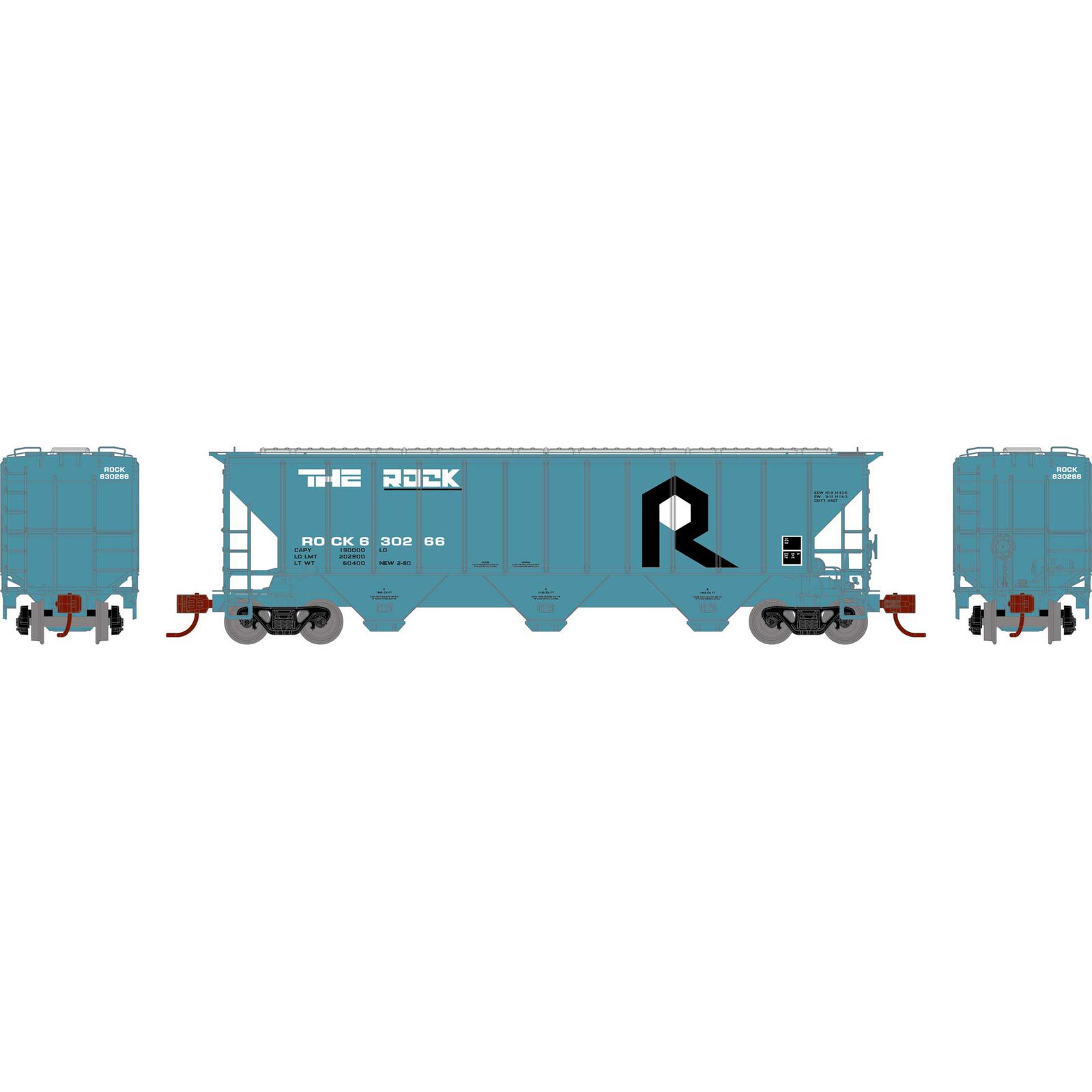 The Rock PS 4427 3-Bay Hopper #630266