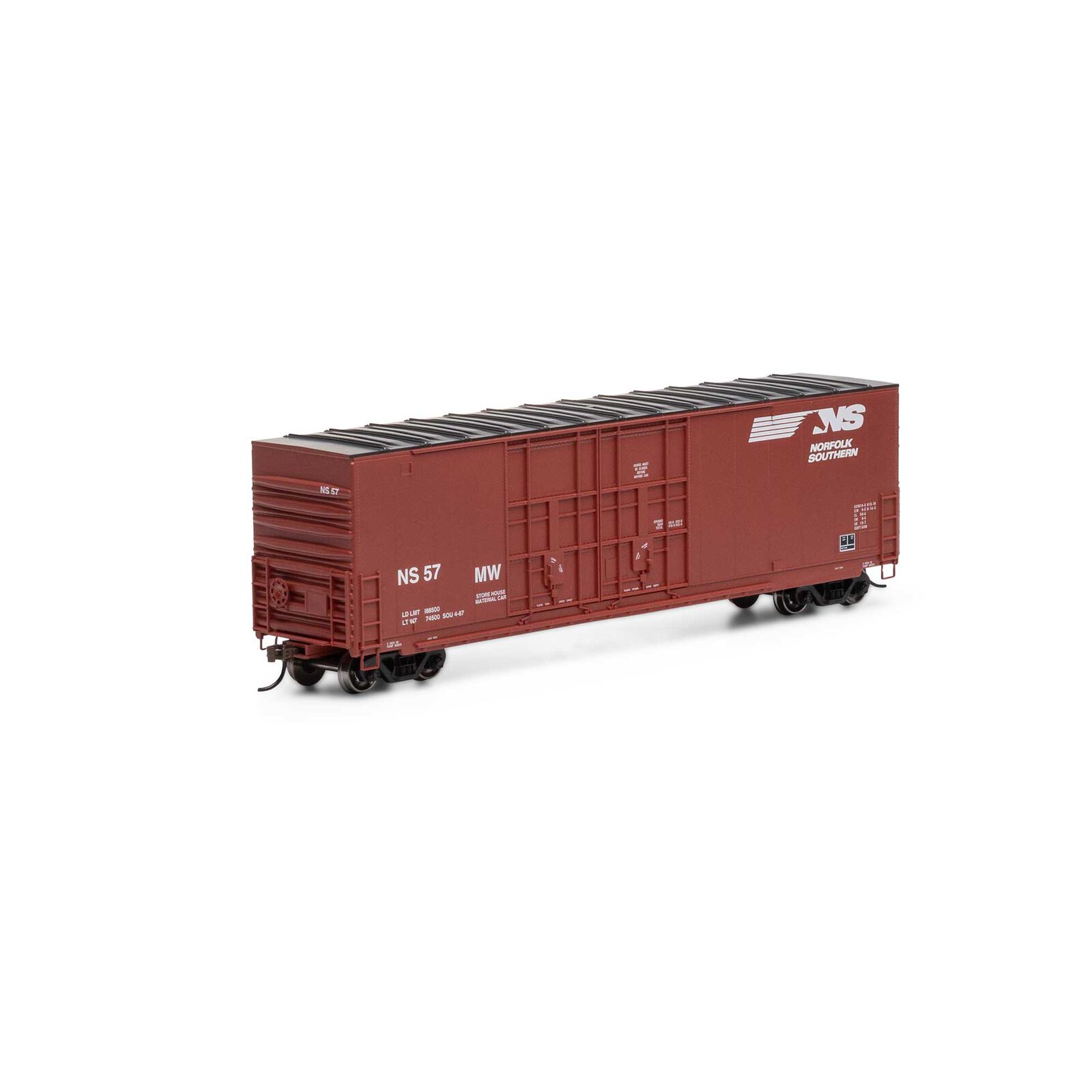 Norfolk Southern 50' high cube double plug door boxcar #57