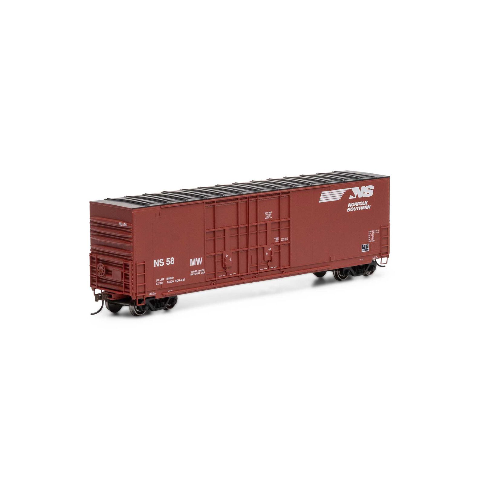 Norfolk Southern 50' high cube double plug door boxcar #58
