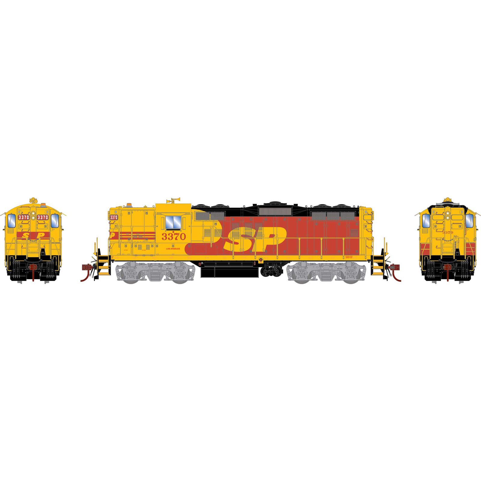 Southern Pacific (kodachrome) GP9E #3370