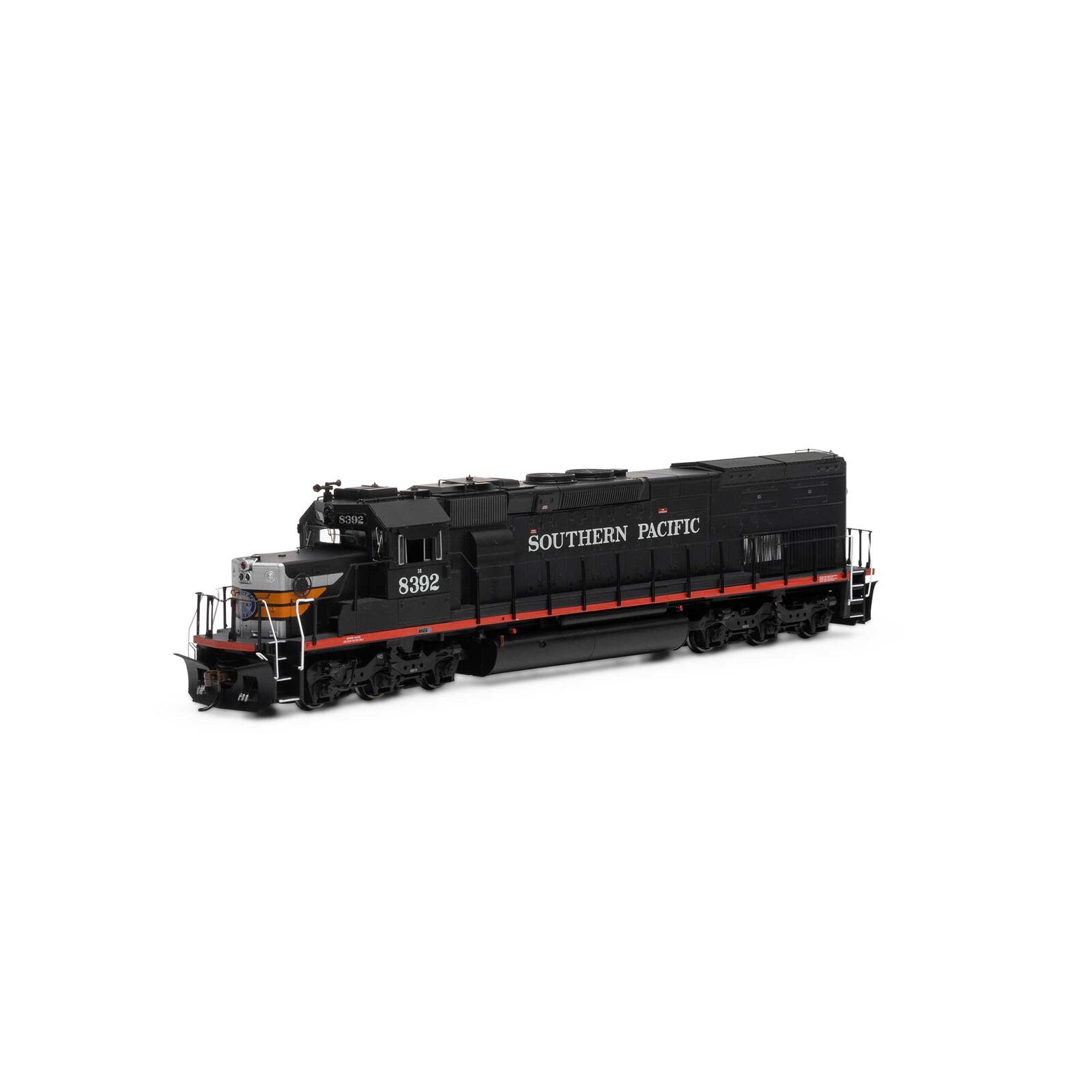 Southern Pacific black widow SD40T-2 #8392 with Tsunami2