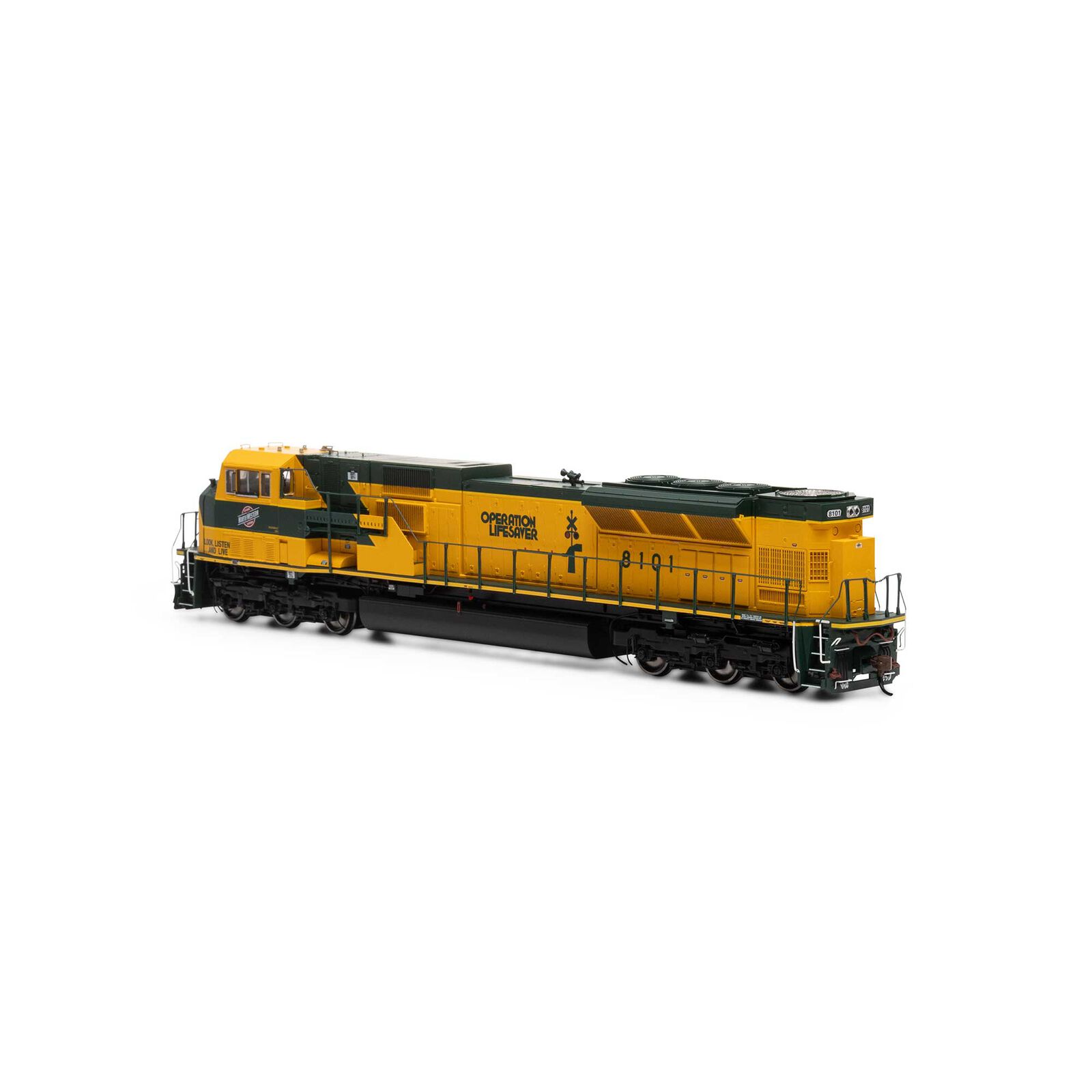 Chicago & North Western SD80MAC #8101 with Tsunami2