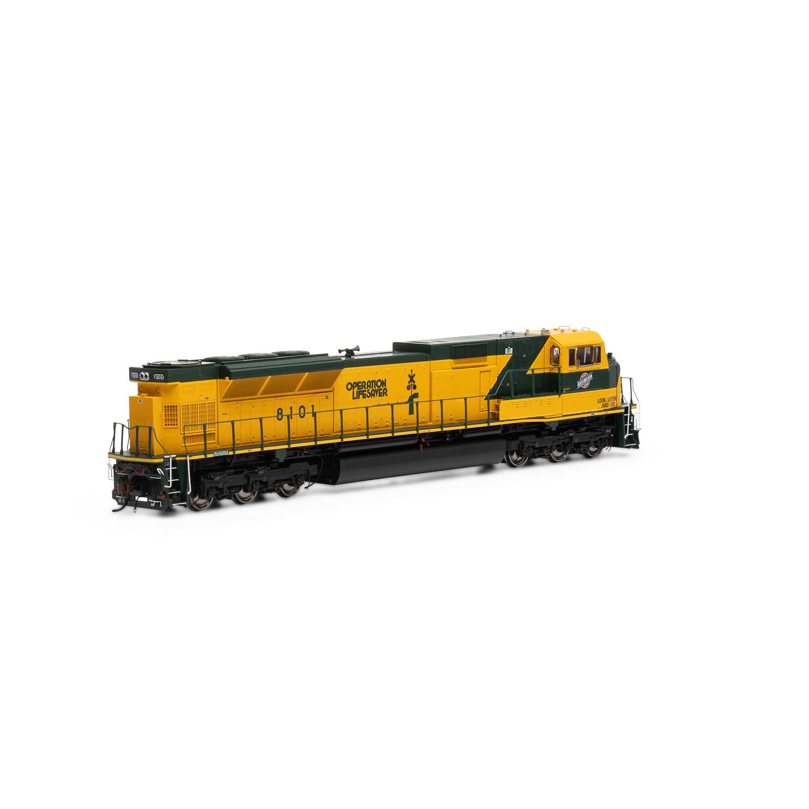 Chicago & North Western SD80MAC #8101 with Tsunami2