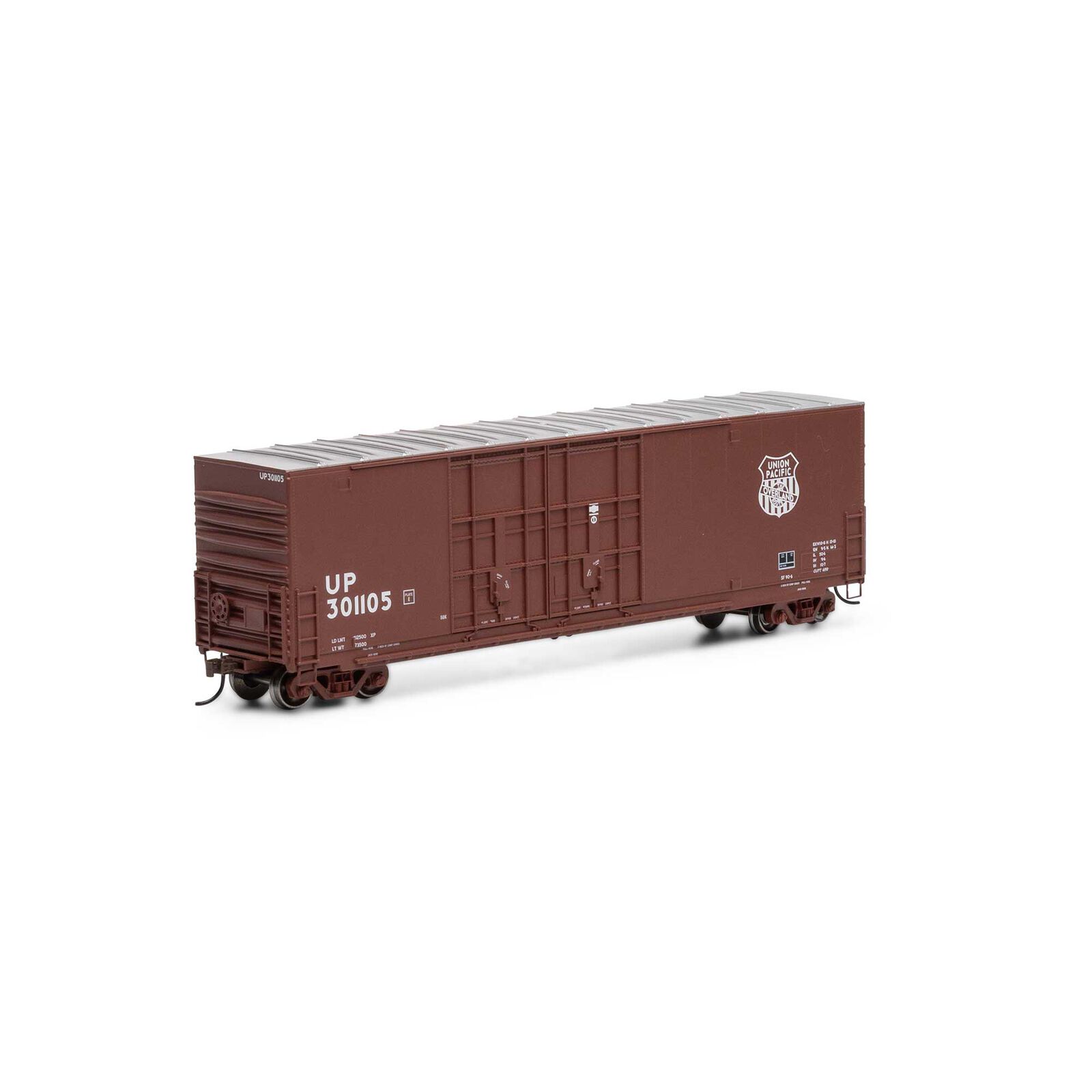 Union Pacific 50' high cube double plug door boxcar #301105