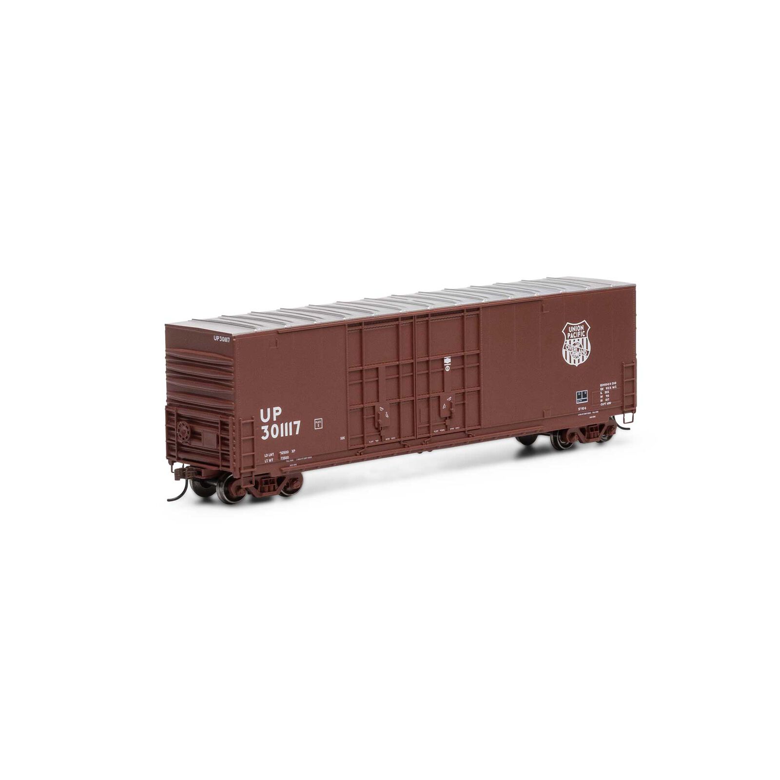 Union Pacific 50' high cube double plug door boxcar #301117