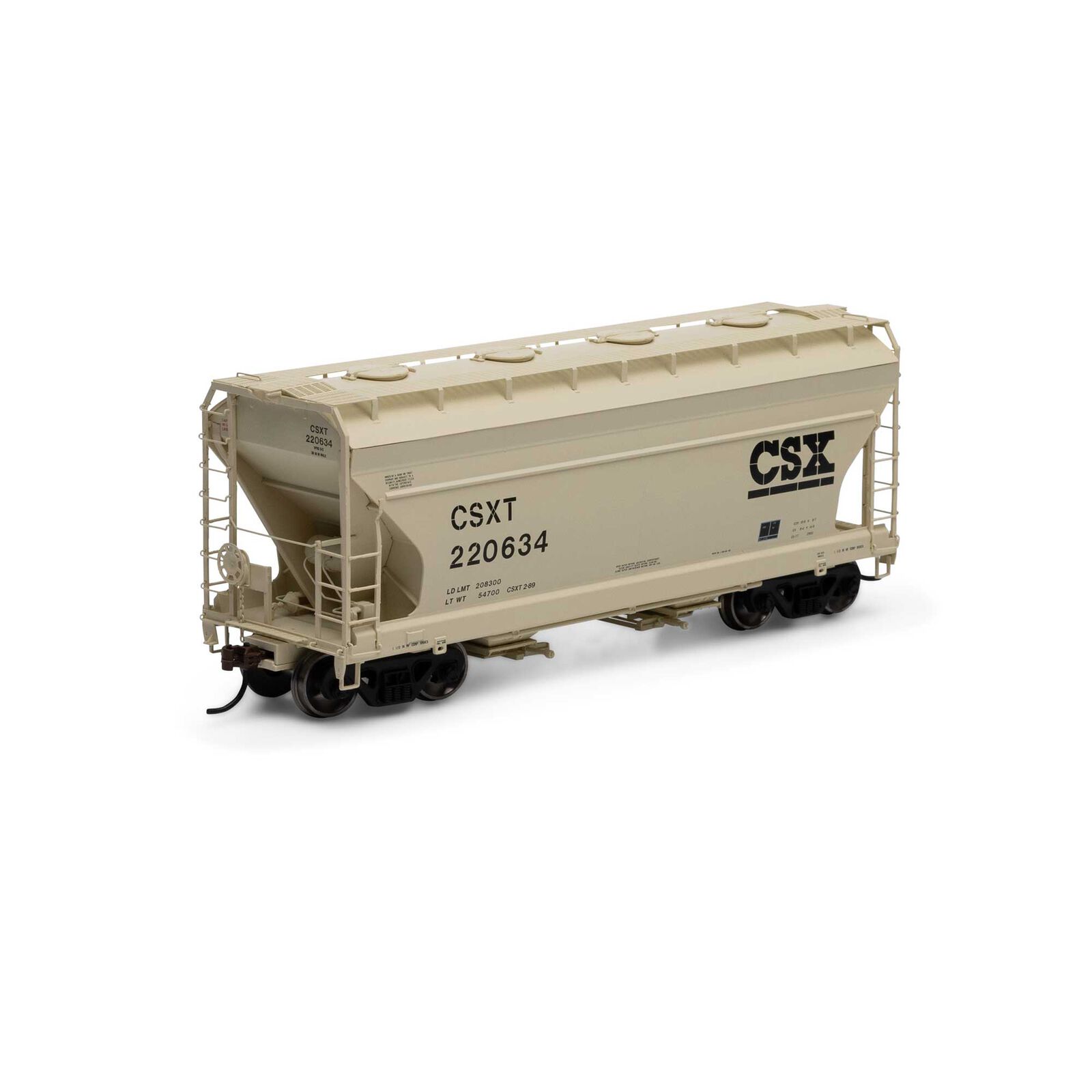 CSX ACF 2970 2-bay covered hopper #220634