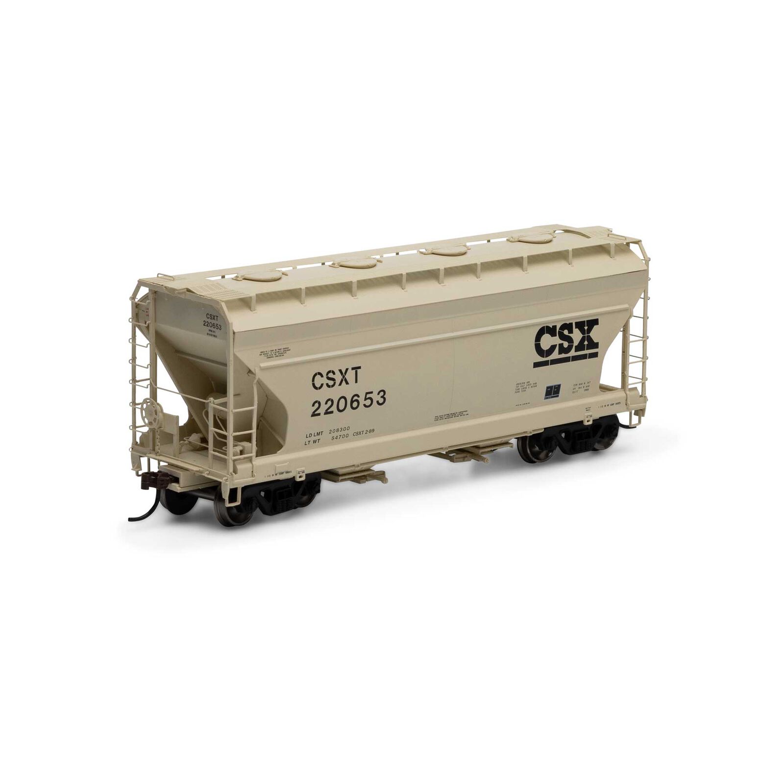CSX ACF 2970 2-bay covered hopper #220653