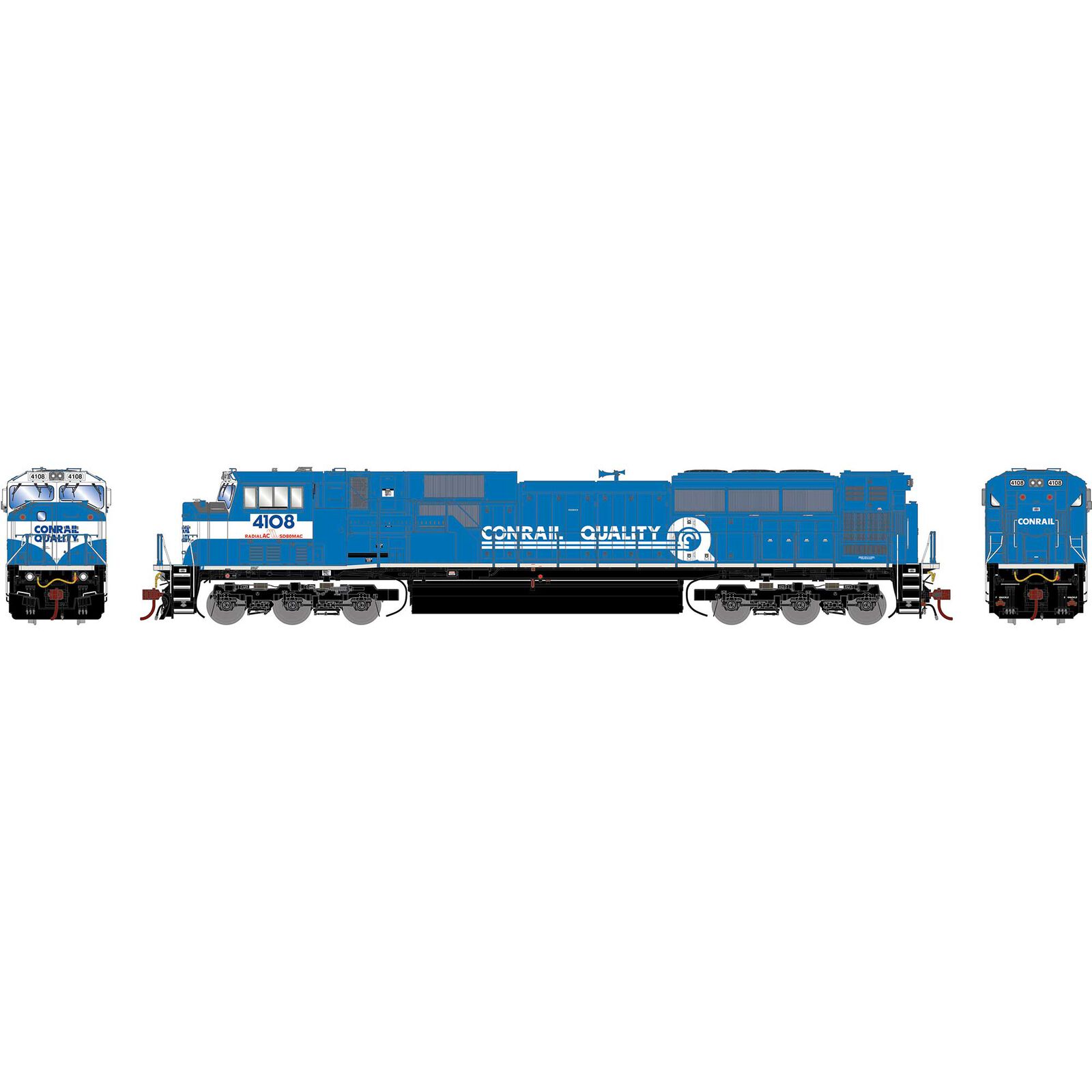 Conrail SD80MAC #4108 with Tsunami2