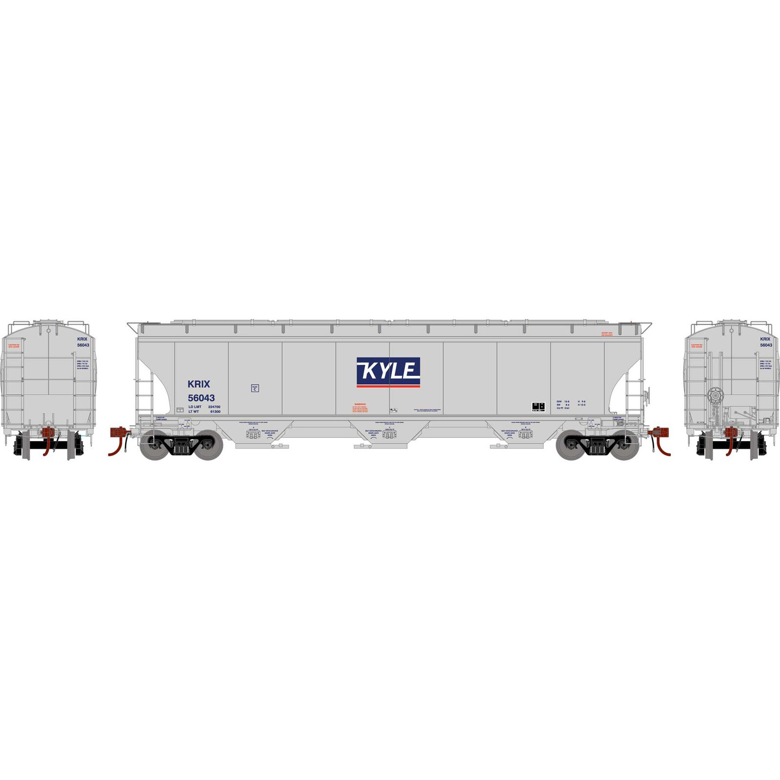 Kyle Railways Trinity Covered Hopper #56043