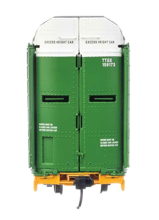 Burlington Northern 89' Thrall bi-level auto carrier #159173