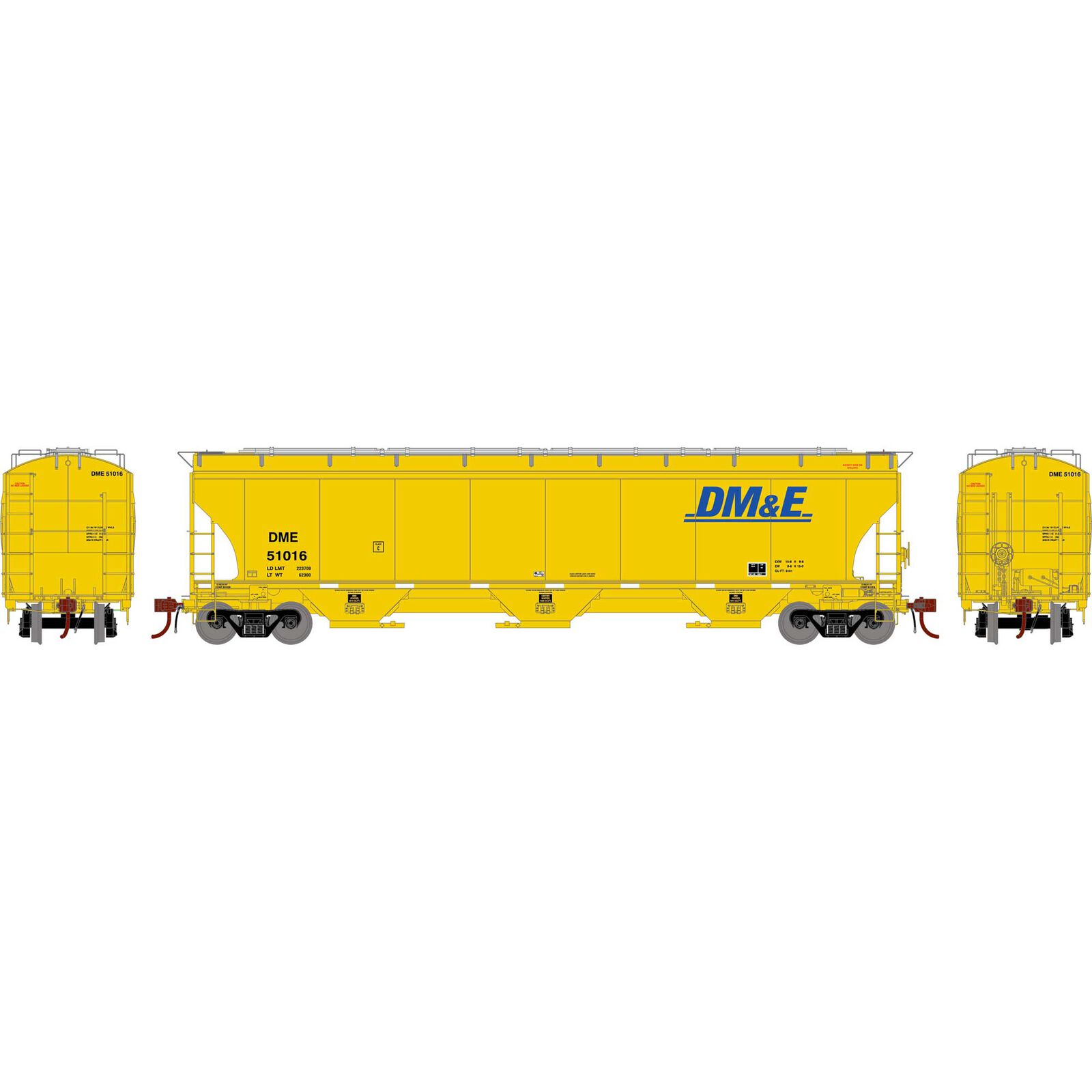 Dakota, Minnesota & Eastern Trinity Covered Hopper #51016