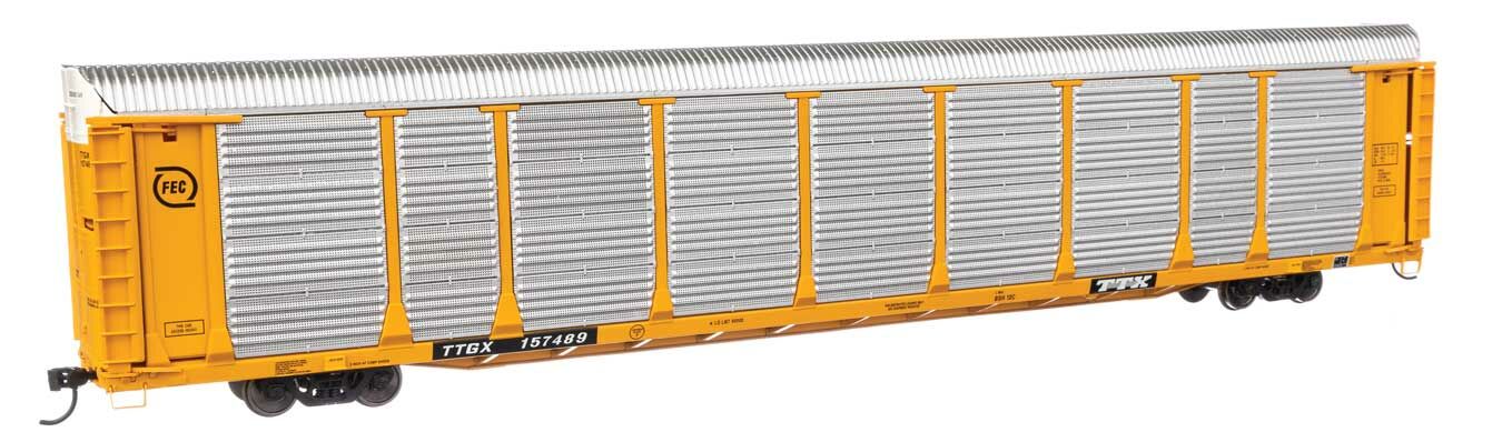 Florida East Coast 89' Thrall bi-level auto carrier #157489