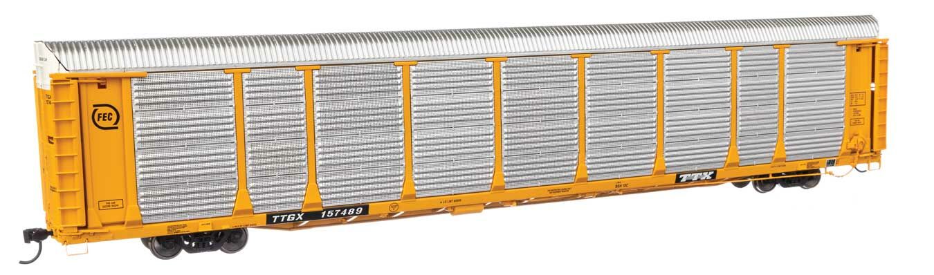 Florida East Coast 89' Thrall bi-level auto carrier #157489