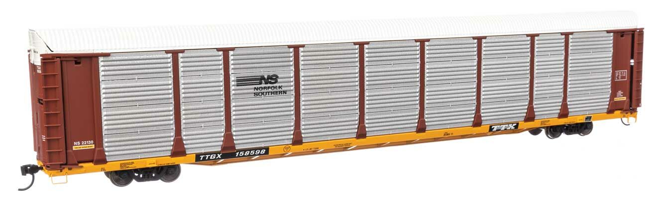 Norfolk Southern 89' Thrall bi-level auto carrier #158598