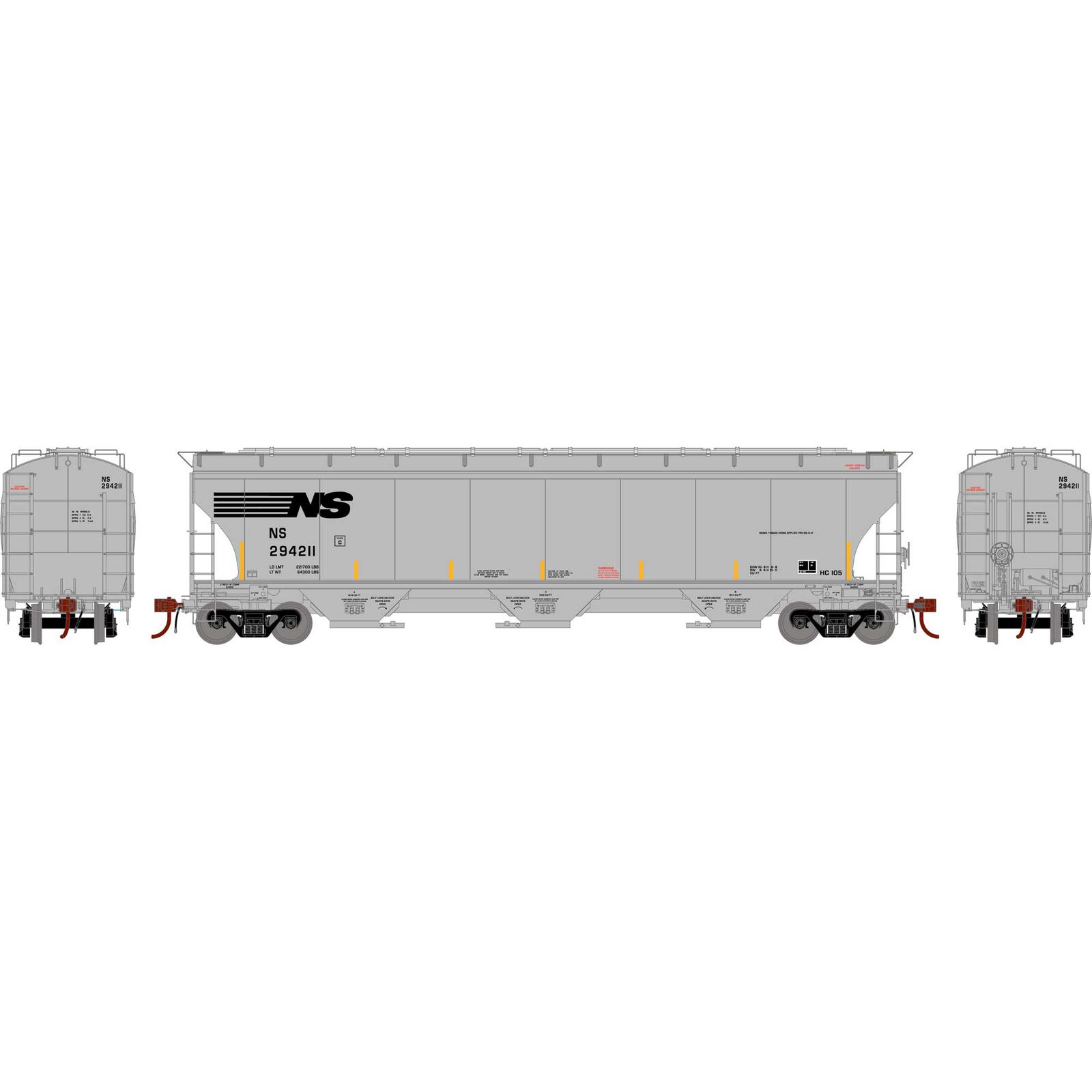 Norfolk Southern Trinity Covered Hopper #294211