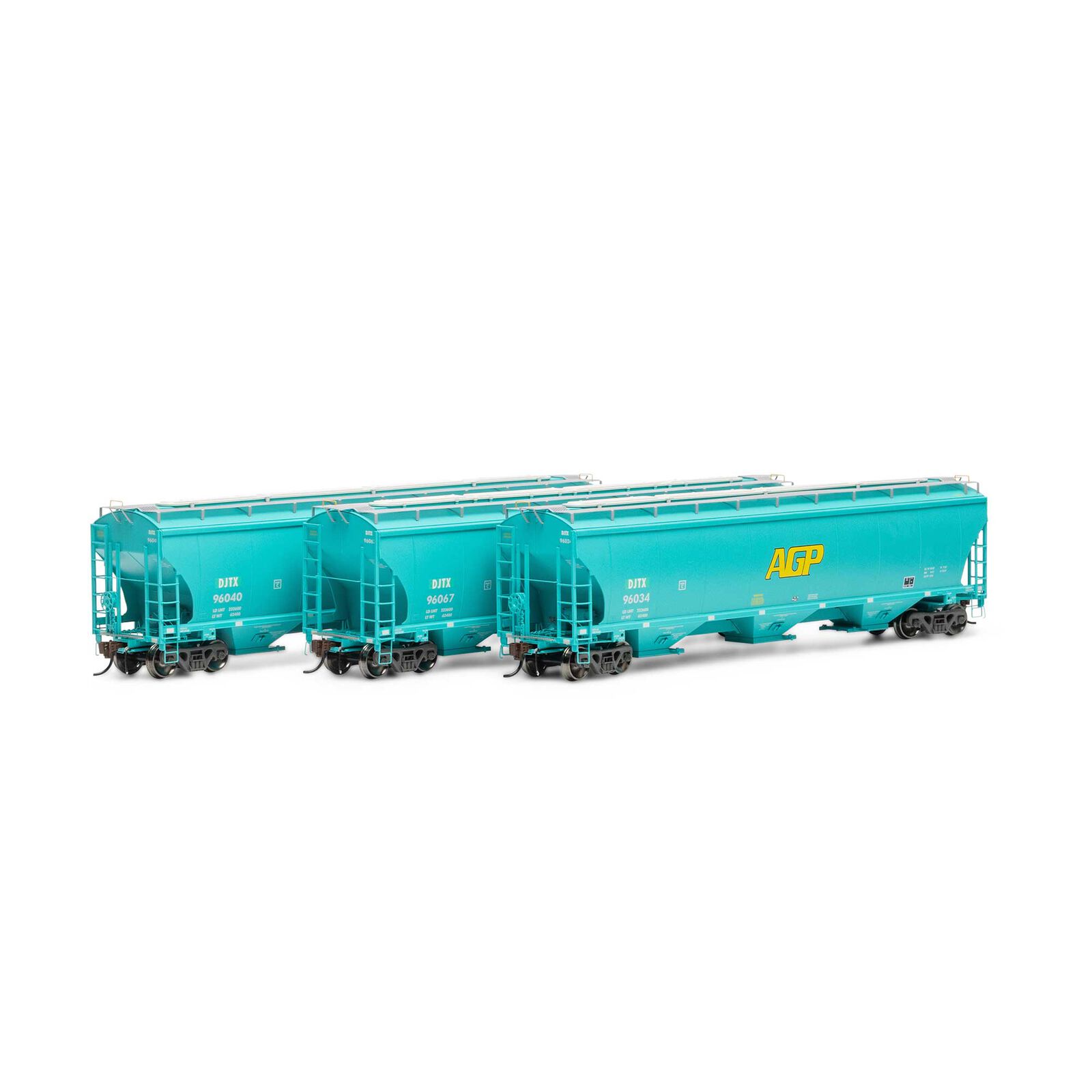 Joseph Transportation Incorporated Trinity Covered Hopper 3-Pack #2