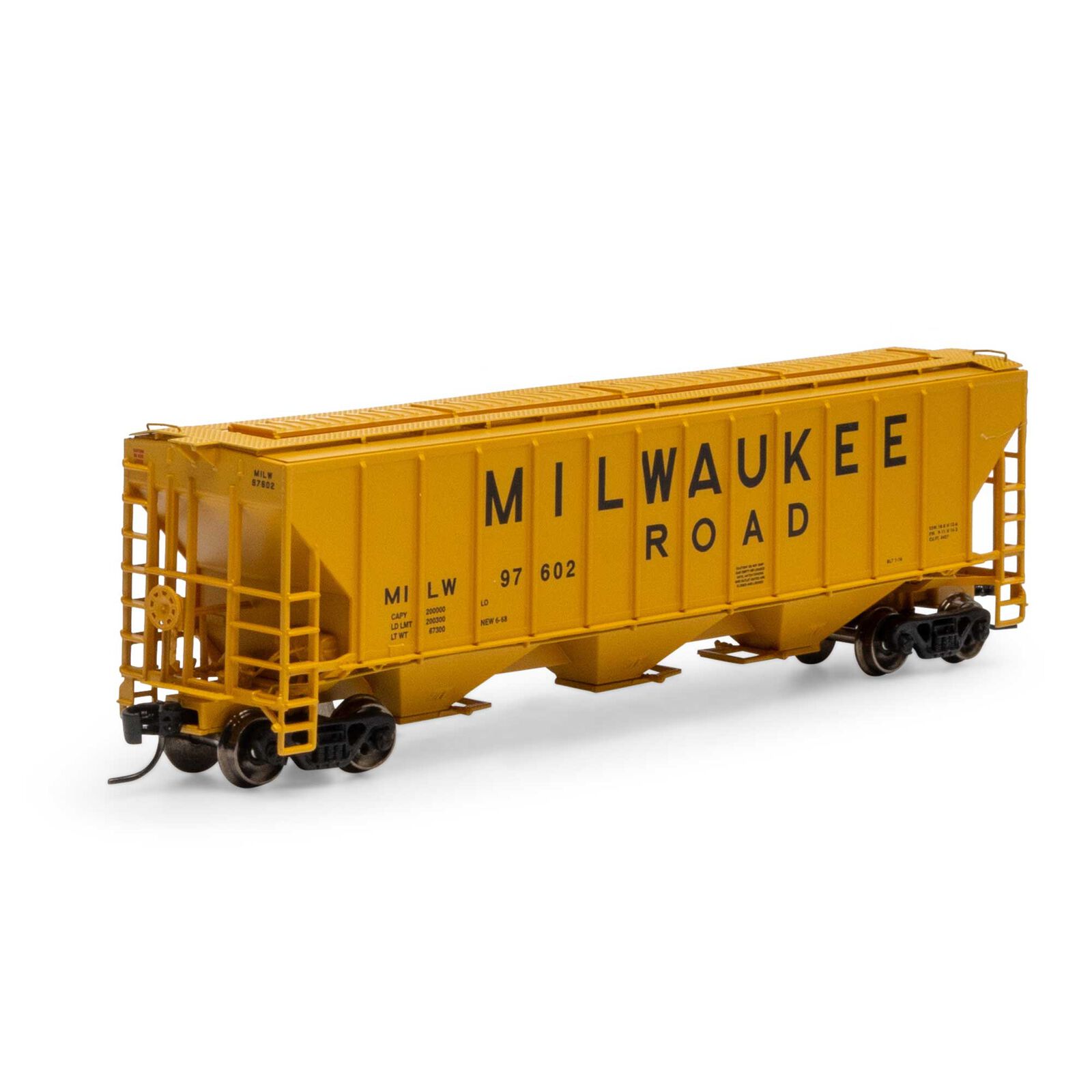 Milwaukee Road PS 4427 3-Bay Hopper #97602