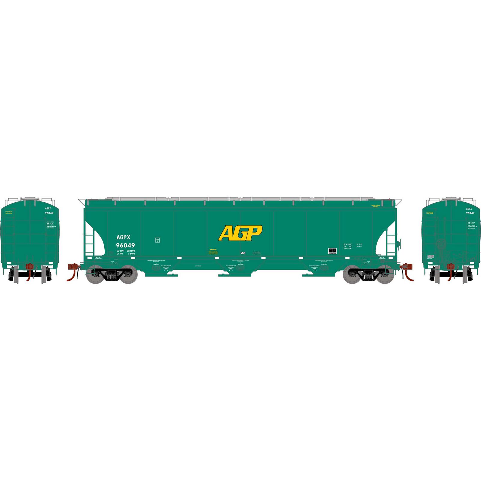 AG Processing Trinity Covered Hopper #96049