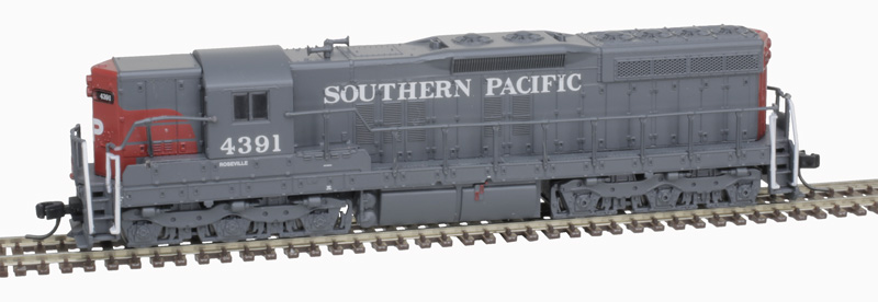 Southern Pacific SD-9 #4391 (Roseville) with LockSound