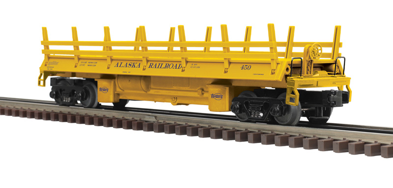 Alaska Railroad operating log dump car #455