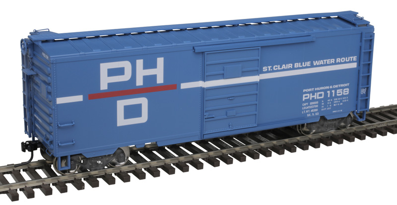 Port Huron & Detroit 40' PS-1 boxcar with 7' door #1158
