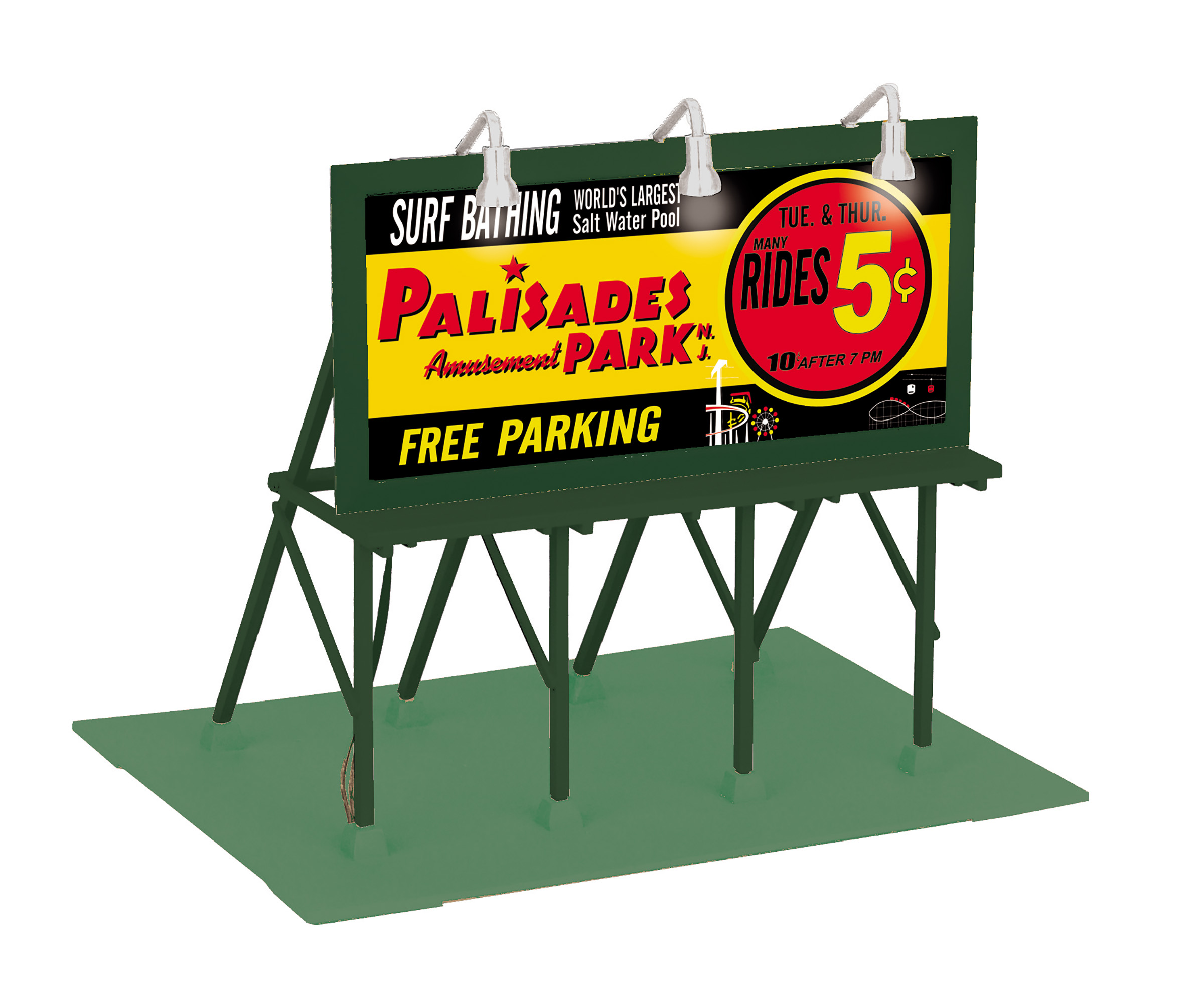 Palisades Park lighted billboard