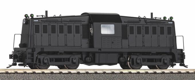 undecorated black Whitcomb (65-DE-19A) 65-Ton Diesel with DCC & Sound