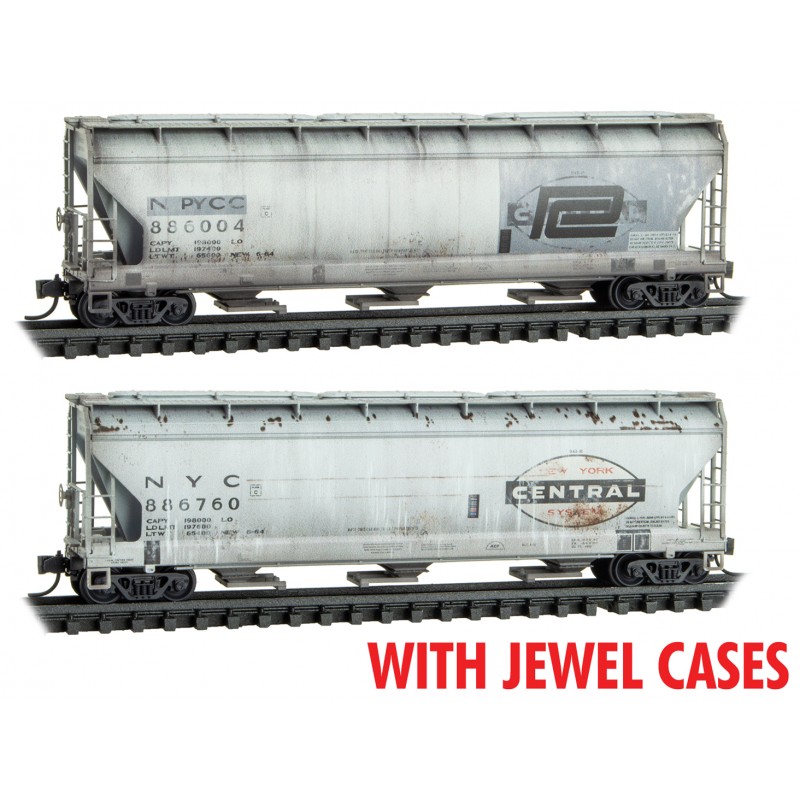 Conrail/Ex-PC Weathered 2-Pack With Jewel Cases