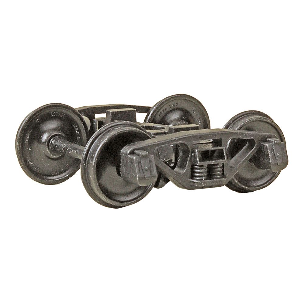 O-Scale 2 Rail A.S.F. A-3 Ride-Control Metal Trucks 50-Ton 1-Pair