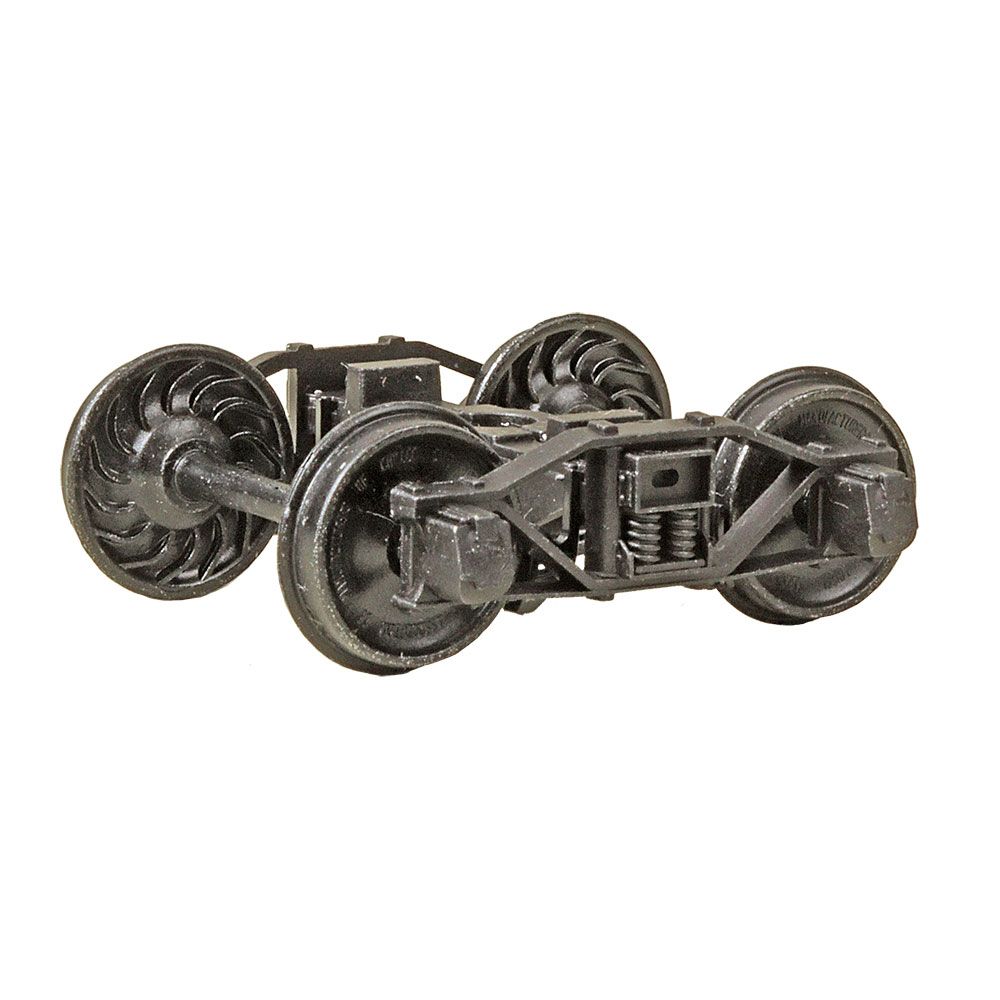 O-Scale 2 Rail Arch Bar Metal Trucks 50-Ton 1-Pair