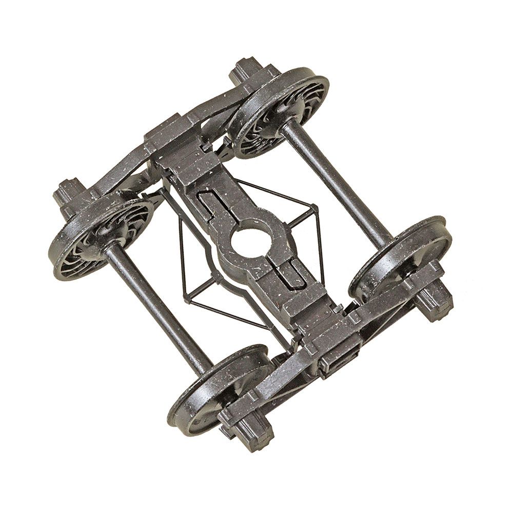 O-Scale 2 Rail Arch Bar Metal Trucks 50-Ton 1-Pair
