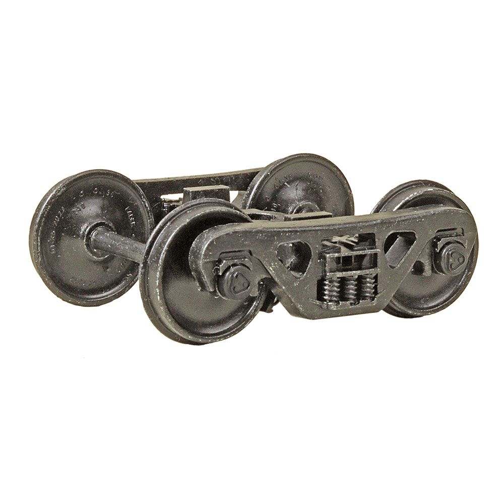 O-Scale 2 Rail A.S.F. 100-Ton Roller Bearing Metal Trucks 1-Pair