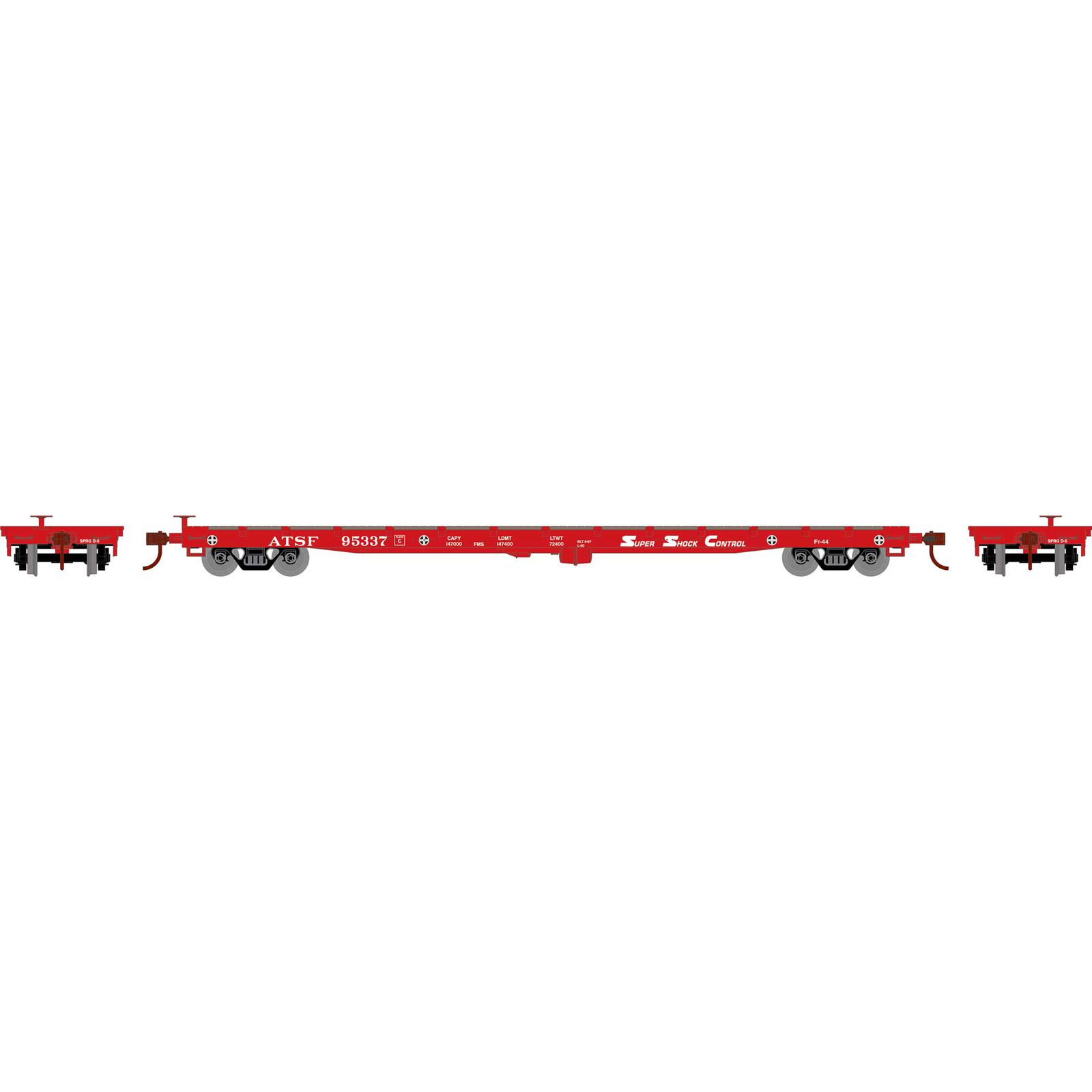 Santa Fe 60' Flat Car #95337