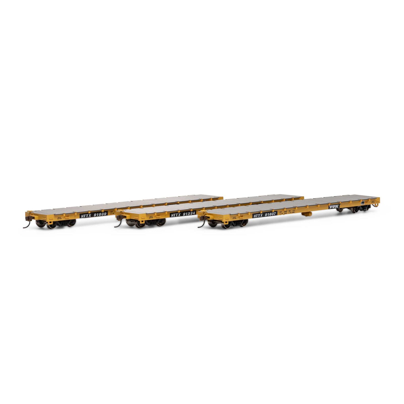 Trailer Train 60' Flat Car 3-Pack