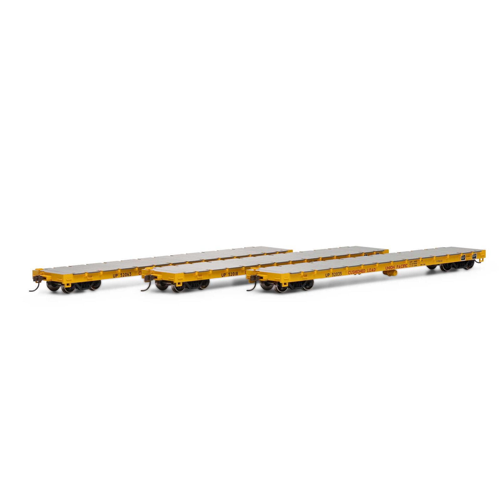Union Pacific 60' Flat Car 3-Pack