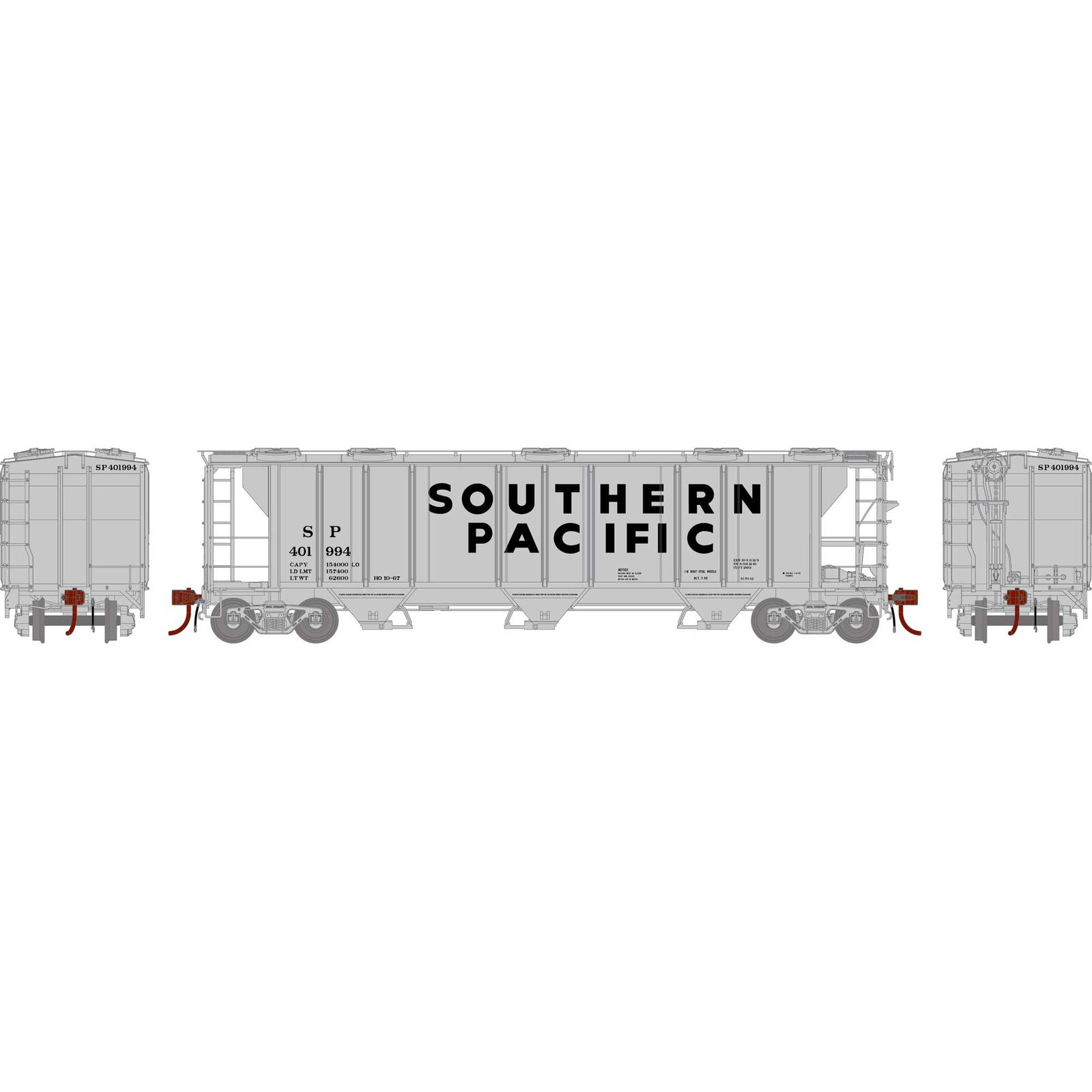 Southern Pacific PS 2893 Covered Hopper #401994