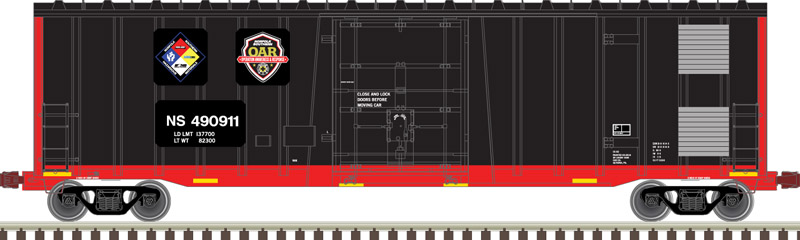 Norfolk Southern “First Responders” 50' NSC plug door boxcar #490911