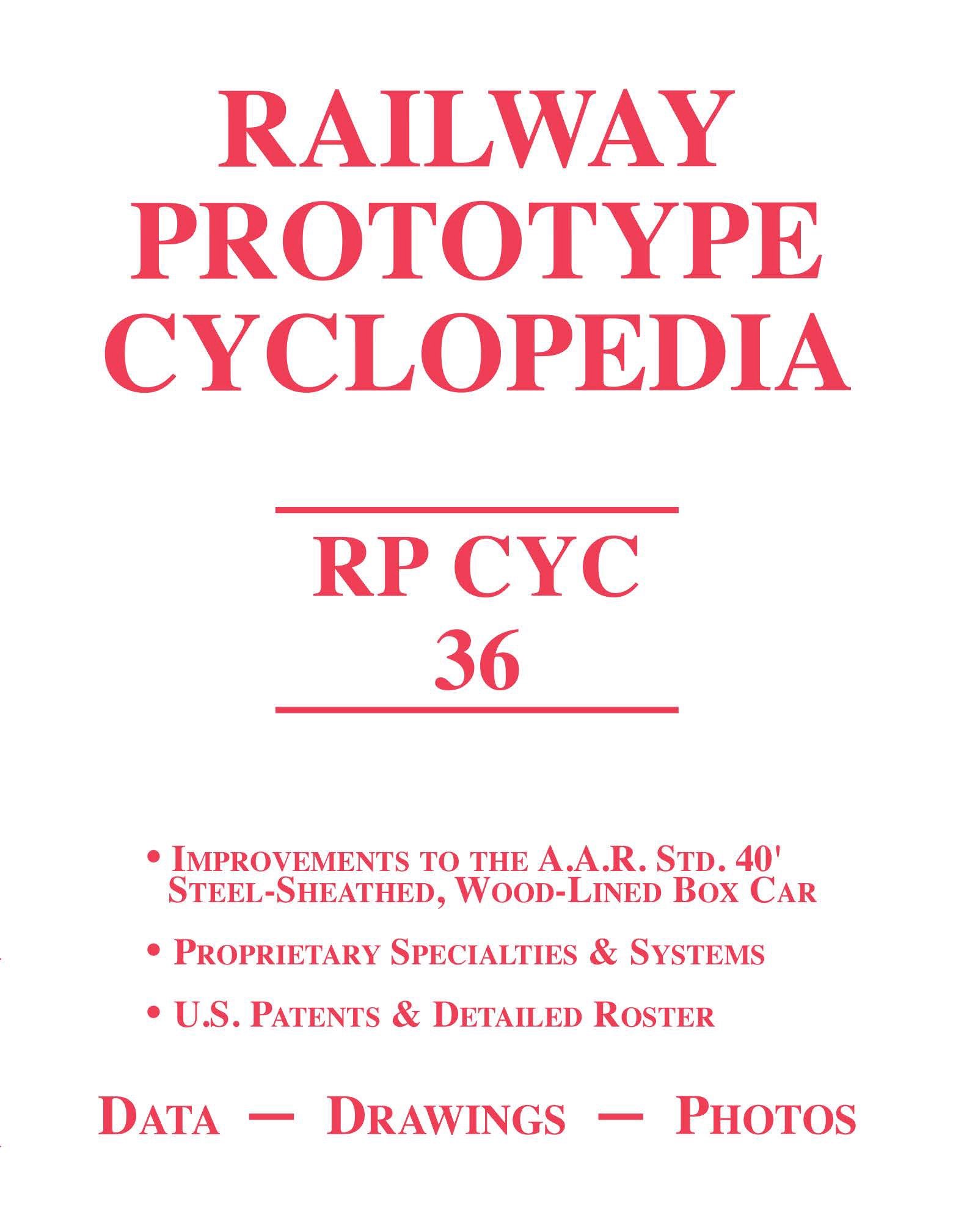Railway Prototype Cyclopedia Volume 36