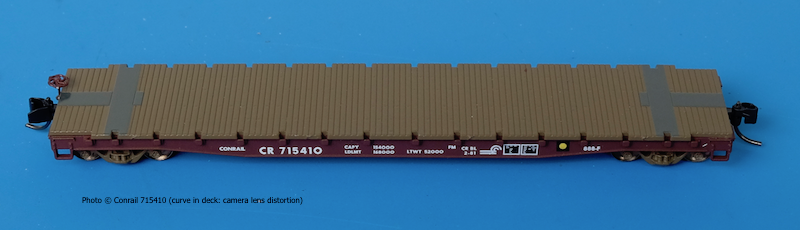 Conrail 53' 6" Flat Car #715492